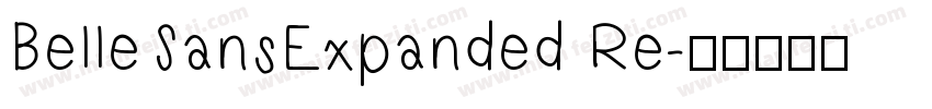 BelleSansExpanded Re字体转换
